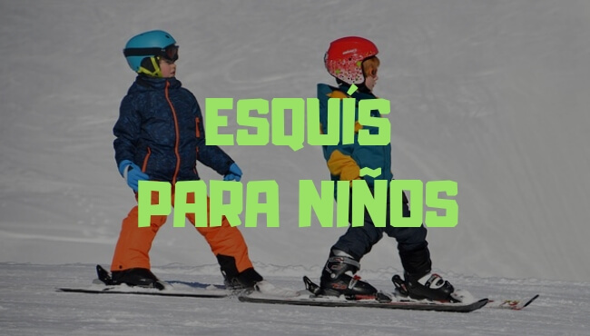 esquis niños